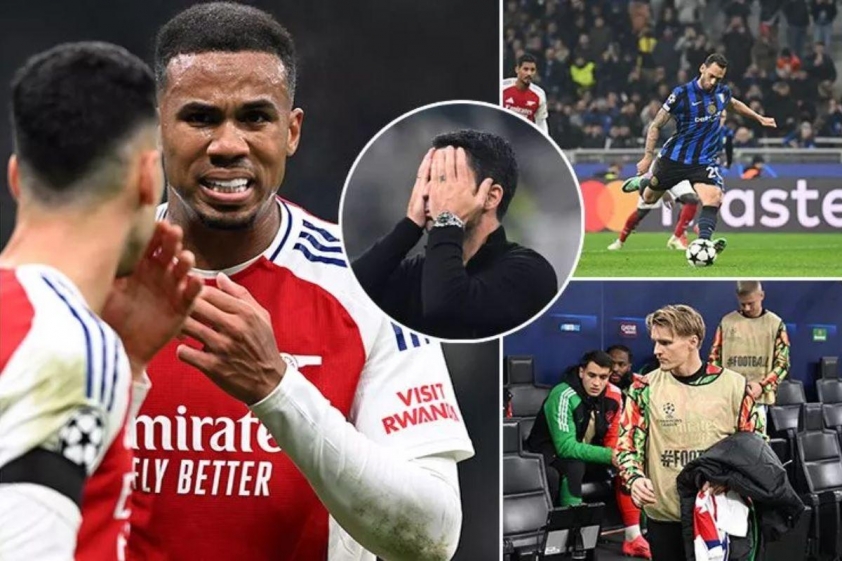 Thất bại trước Inter Milan Người hâm mộ Arsenal nghi ngờ khả năng của Arteta
