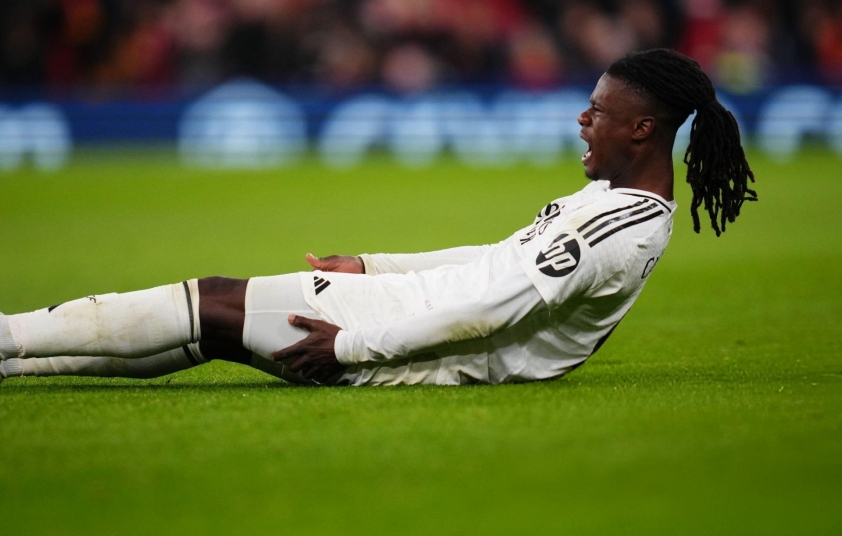 Chấn thương của Eduardo Camavinga gây tổn thất lớn cho Real Madrid trong giai đoạn then chốt của mùa giải