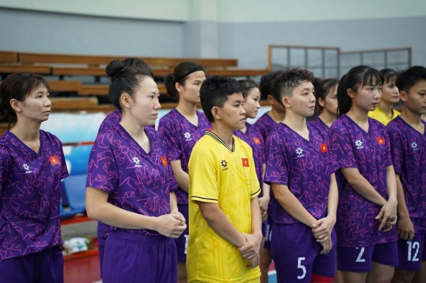 Đội tuyển Futsal nữ Việt Nam sẵn sàng chinh phục giải Futsal Đông Nam Á 2024