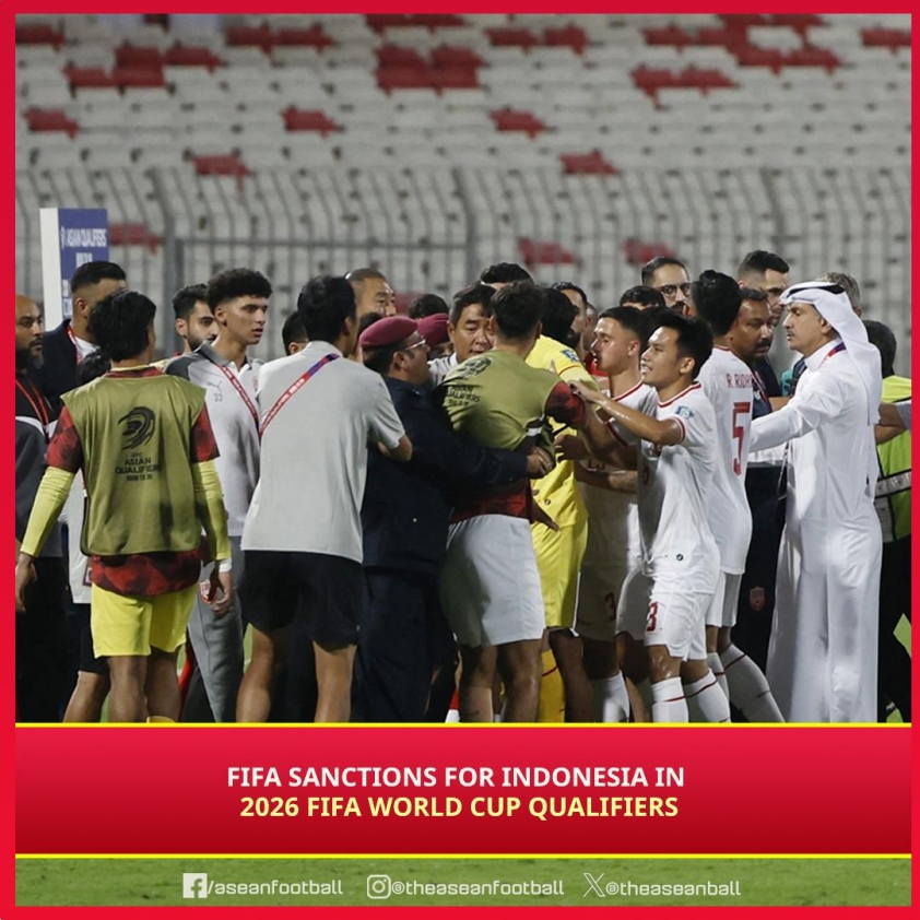 Indonesia lĩnh án phạt nặng từ FIFA vì những lỗi nghiêm trọng