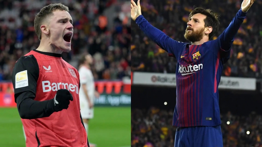 Florian Wirtz cân bằng thành tích ghi bàn của Messi, khẳng định tiềm năng trở thành biểu tượng mới