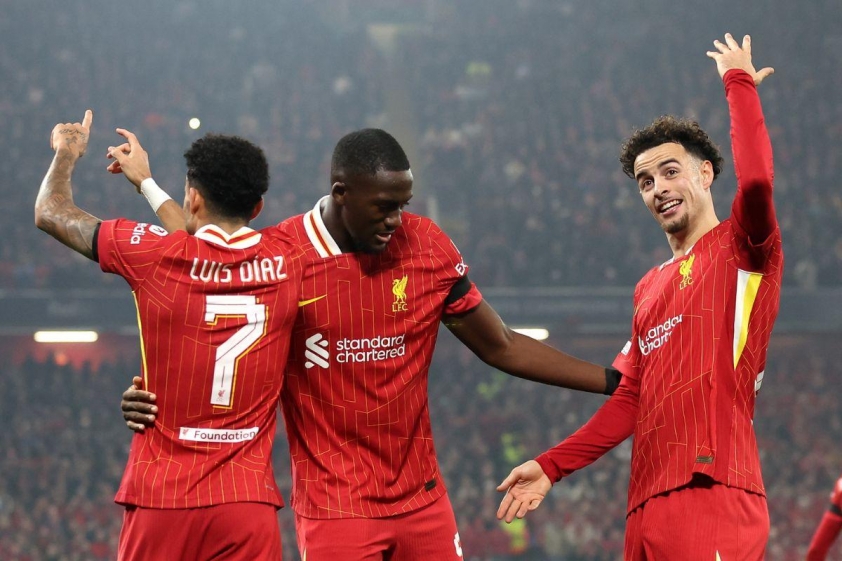 Liverpool thẳng tiến vào vòng knock-out Champions League 2024/25 Đội bóng Anh đầu tiên giành vé