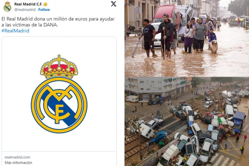 Sứ mệnh cao cả của Vinicius Jr. Quyên góp 1 triệu Euro cho nạn nhân bão Dana ở Valencia