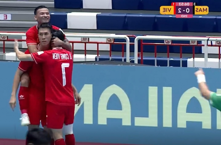 Đội tuyển futsal Việt Nam giành chiến thắng thuyết phục 2-0 trước Malaysia tại Giải futsal Đông Nam Á 2024