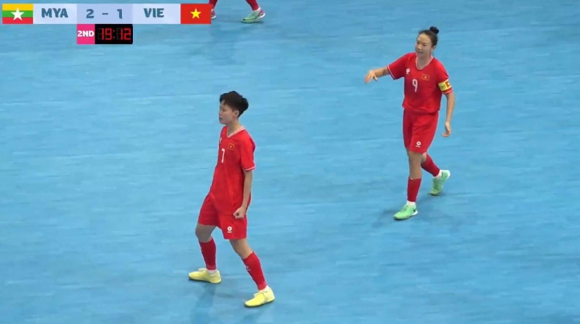 ĐT Futsal Nữ Việt Nam Vượt Qua Myanmar Với Tỷ Số Thuyết Phục 5-2