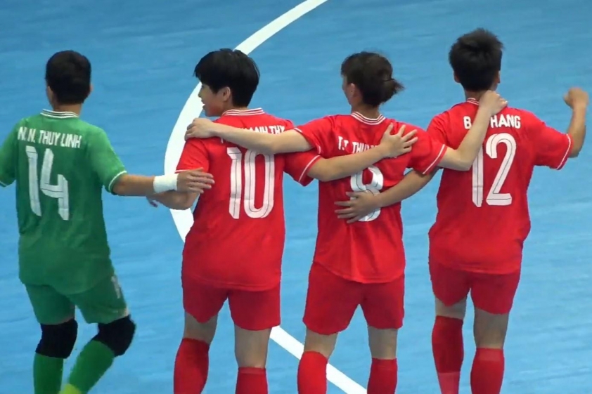 ĐT Futsal Nữ Việt Nam Vượt Qua Myanmar Với Tỷ Số Thuyết Phục 5-2