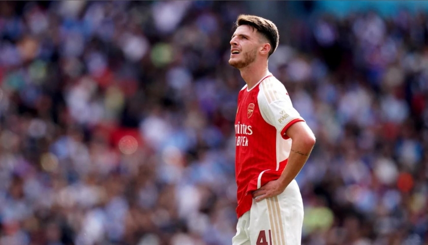 Thất bại tiềm tàng Arsenal mất Declan Rice trước trận đấu quan trọng tại Champions League