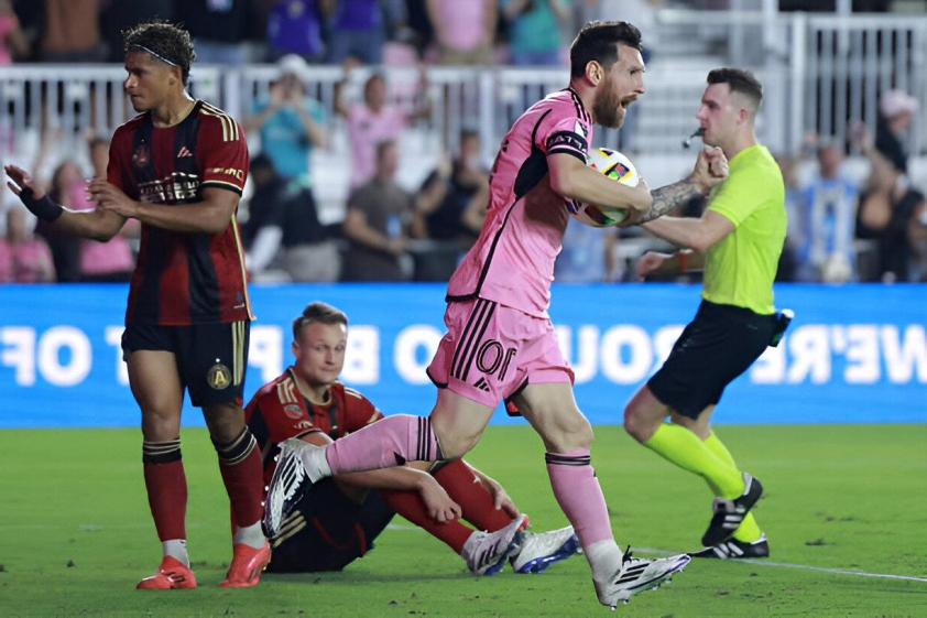 Đêm thất vọng của Messi Atlanta United hạ Inter Miami khỏi Playoff MLS Cup