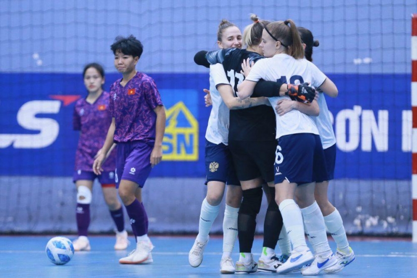 ĐT Nữ Futsal Việt Nam Gục Ngã Trước Nga Trong Trận Giao Hữu Thứ Hai