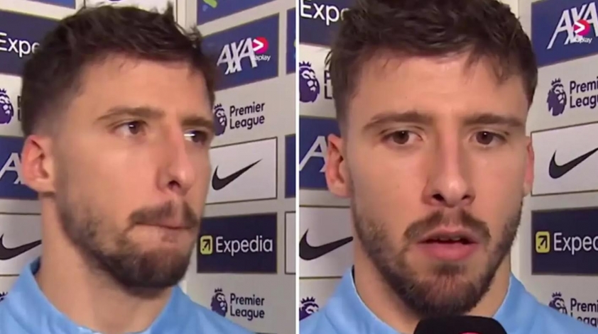 Ruben Dias bùng nổ trong cuộc phỏng vấn căng thẳng sau trận thua của Man City trước Liverpool