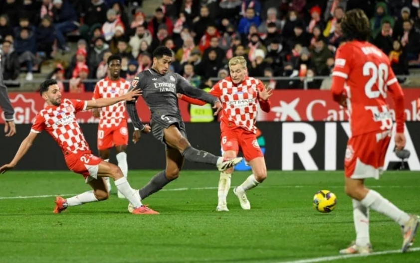 Real Madrid vươn mình hướng tới ngôi vương La Liga với chiến thắng trước Girona nhờ sức mạnh của Bellingham và Mbappe