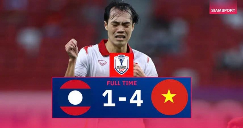 Việt Nam Bùng Nổ Hiệp 2, Hạ Gục Lào 4-1 Để Bảo Toàn Vị Trí Đỉnh Bảng B AFF Cup 2024