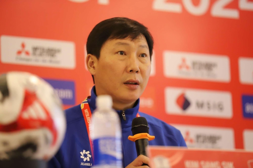 Phát biểu đầy quyết tâm của HLV Kim Sang Sik trước trận bán kết lượt về AFF Cup 2024