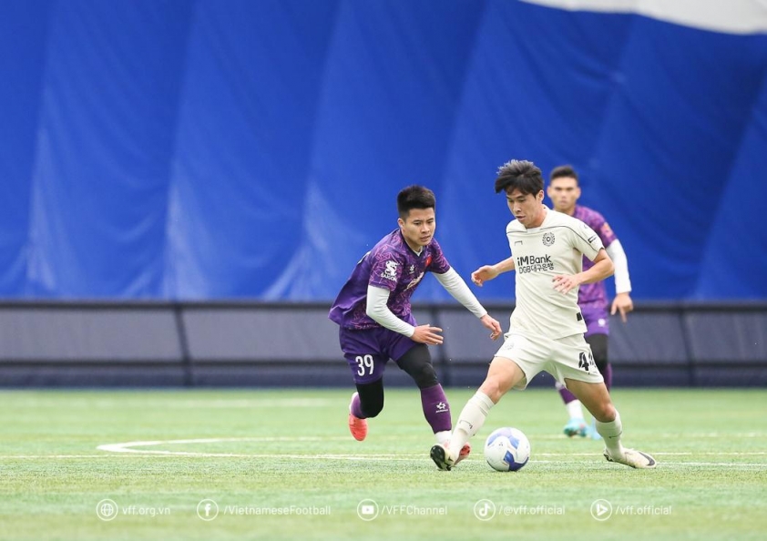 Tiền vệ Lê Phạm Thành Long đối mặt với bất lợi thể hình trước thềm AFF Cup 2024
