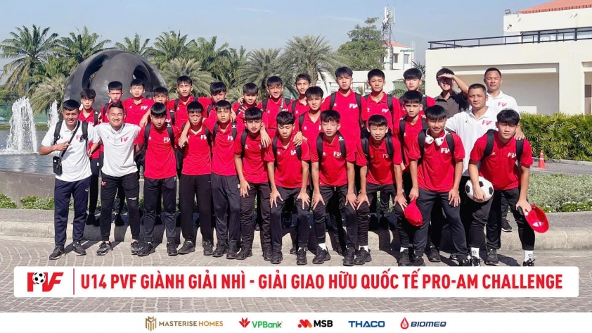 Đội U14 PVF Vươn Cao tại Giải Giao Hữu Quốc Tế ở Thái Lan, Giành Vị Trí Á Quân