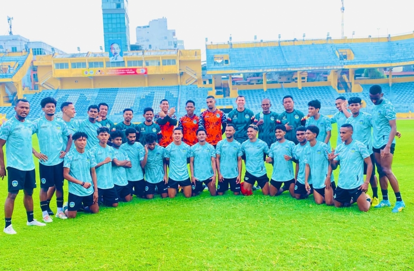 ĐT Đông Timor đổ bộ Hàng Đẫy, sẵn sàng đối đầu ĐT Thái Lan tại AFF Cup 2024