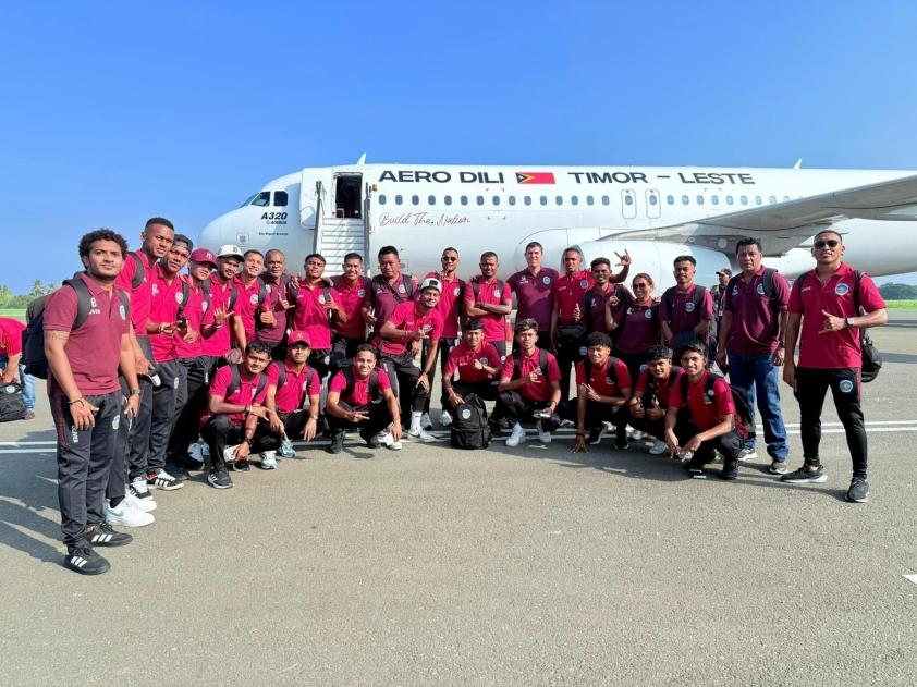 ĐT Đông Timor đổ bộ Hàng Đẫy, sẵn sàng đối đầu ĐT Thái Lan tại AFF Cup 2024