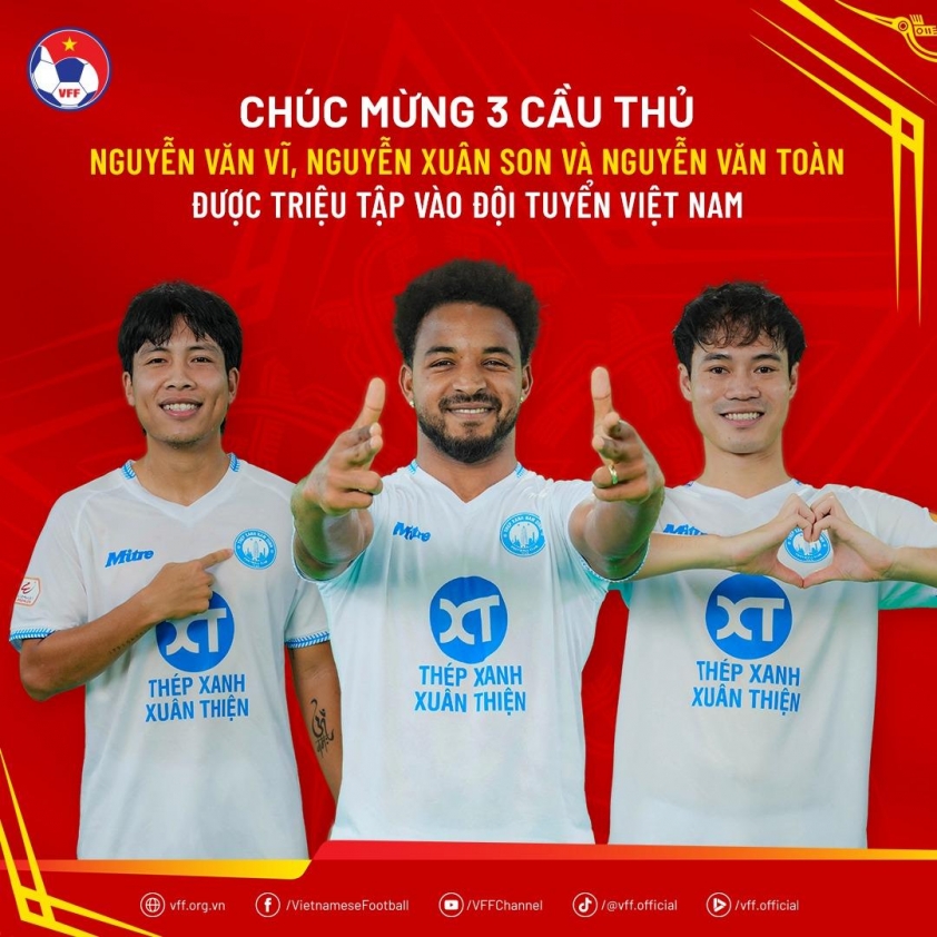 Tiền đạo nhập tịch Nguyễn Xuân Son chính thức tập trung cùng ĐT Việt Nam hướng đến AFF Cup 2024