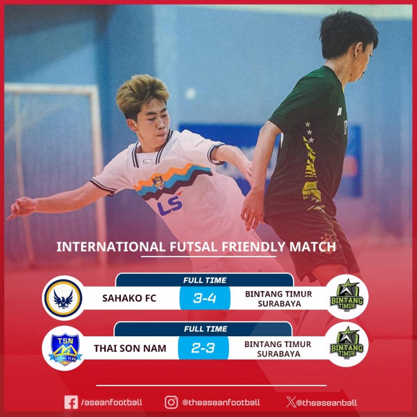 Bintang Timur Surabaya đánh bại các nhà vô địch futsal Việt Nam