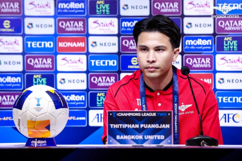 Bangkok United đặt mục tiêu giành ngôi đầu bảng trước CLB Nam Định ở AFC Champions League Two