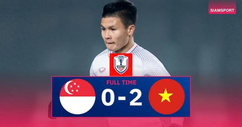 Chiến thắng kịch tính tại Singapore ĐT Việt Nam nắm lợi thế trước trận lượt về AFF Cup