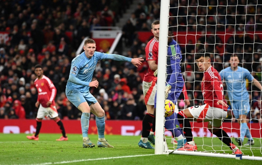 Kết quả bóng đá: Manchester United gục ngã trước Nottingham Forest tại Old Trafford