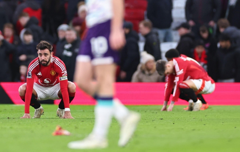 Man United trải qua ngày Giáng sinh đáng quên nhất trong hơn ba thập kỷ sau thất bại nhục nhã trước Bournemouth