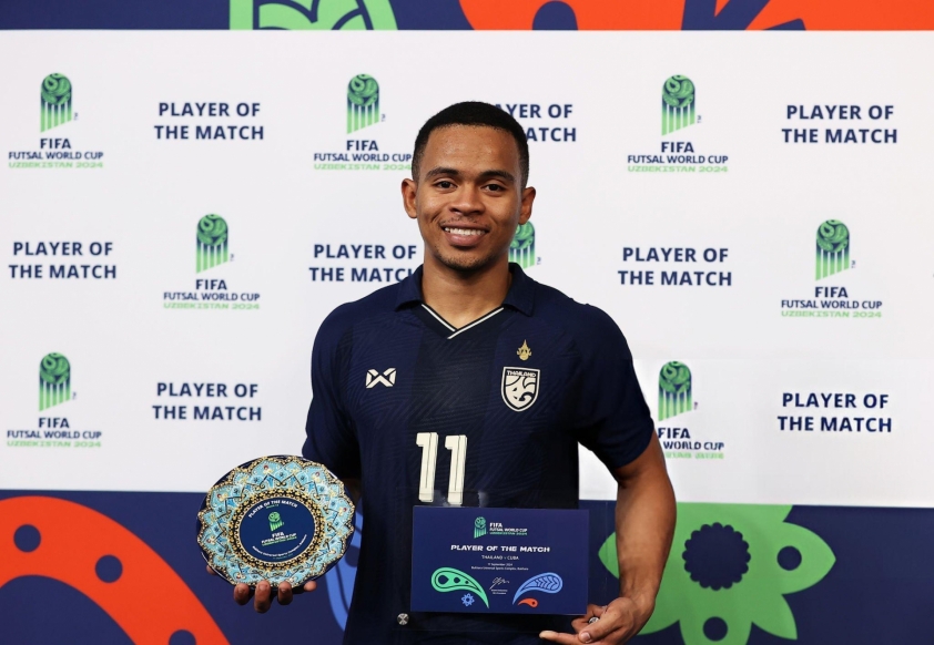 Muhammad Osamanmusa Ngôi sao futsal Thái Lan tỏa sáng tại Champions League châu Âu