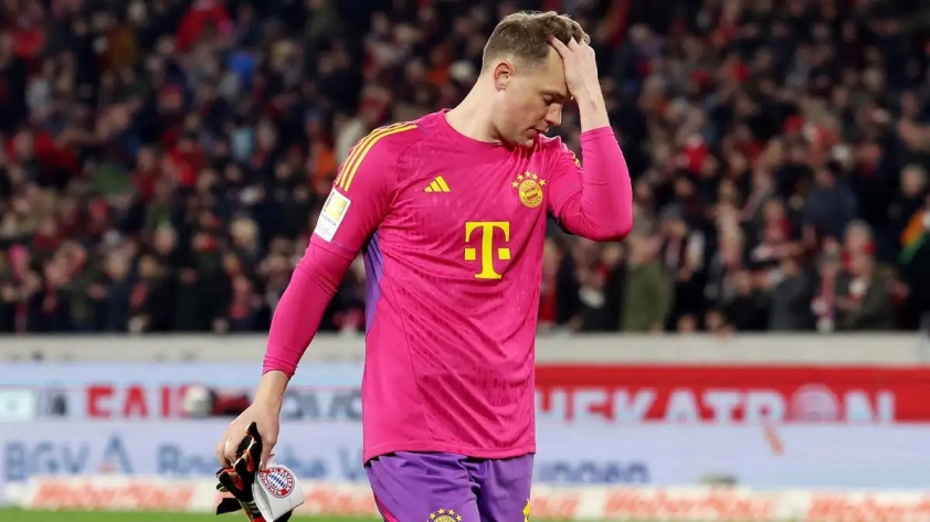 Manuel Neuer nghỉ thi đấu đến hết năm 2024 vì chấn thương gãy xương sườn