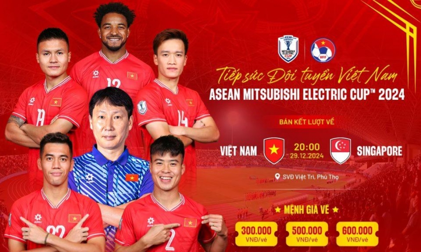 Sức nóng AFF Cup 2024 CĐV xếp hàng sớm 5 ngày chờ mua vé bán kết lượt về ĐT Việt Nam - Singapore