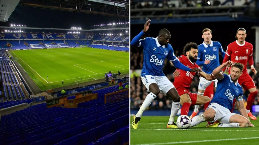 Trận derby Merseyside sắp tới giữa Liverpool và Everton đối mặt với nguy cơ hoãn do Cơn bão Darragh