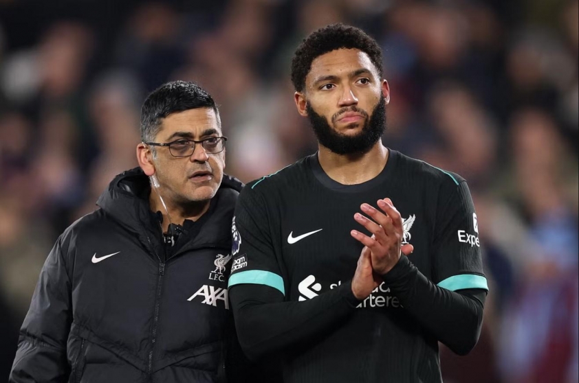 Liverpool chịu tổn thất lực lượng khi Joe Gomez nghỉ thi đấu vì chấn thương
