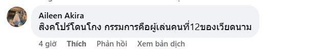 Phản ứng trái chiều từ CĐV Thái Lan về trọng tài công bằng giúp Việt Nam vào chung kết AFF Cup