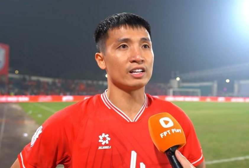 Trung vệ Bùi Tiến Dũng khát khao tái ngộ Thái Lan tại chung kết AFF Cup