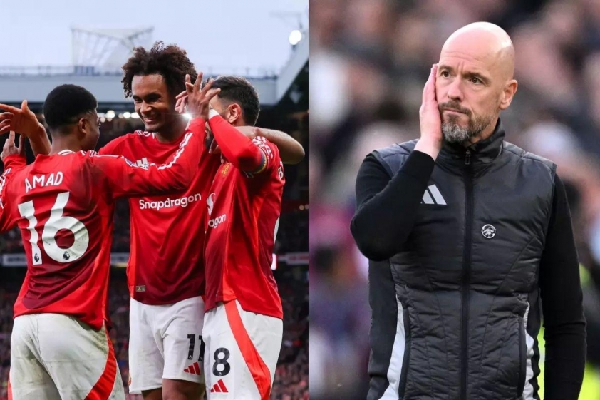 Chiến thắng 4-0 của Man United trước Everton Amad tỏa sáng, Ten Hag trở thành tâm điểm chỉ trích