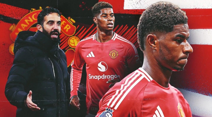 HLV Amorim đặt tối hậu thư cho Marcus Rashford: Thay đổi hoặc ra đi