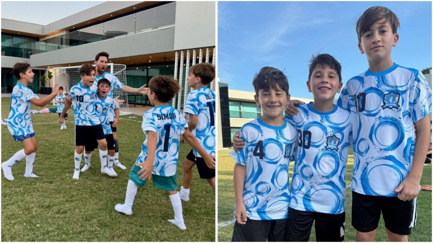 Lionel Messi Tổ Chức Giải Bóng Đá Gia Đình Thú Vị Với Chiến Thắng Của Đội Los Defines