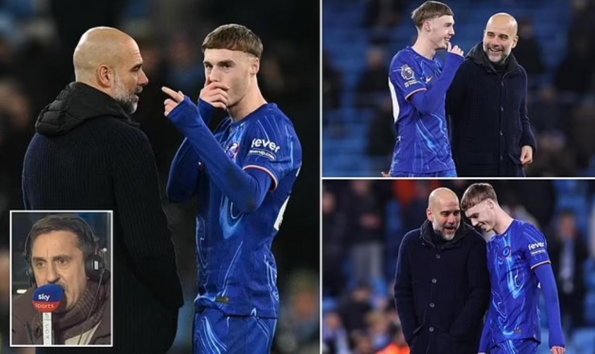 Gary Neville chỉ trích Cole Palmer sau trận thua của Chelsea trước Man City