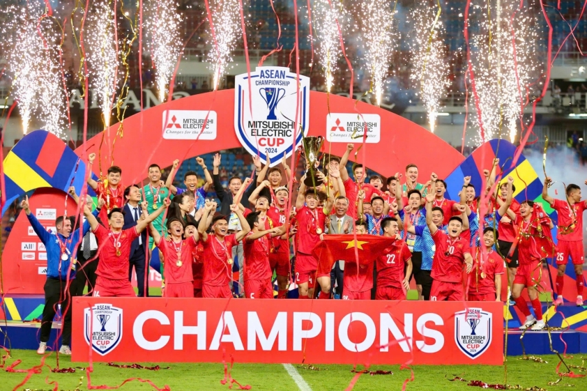 Hành động đẹp của thủ môn Filip Nguyễn trong ngày vô địch AFF Cup 2024