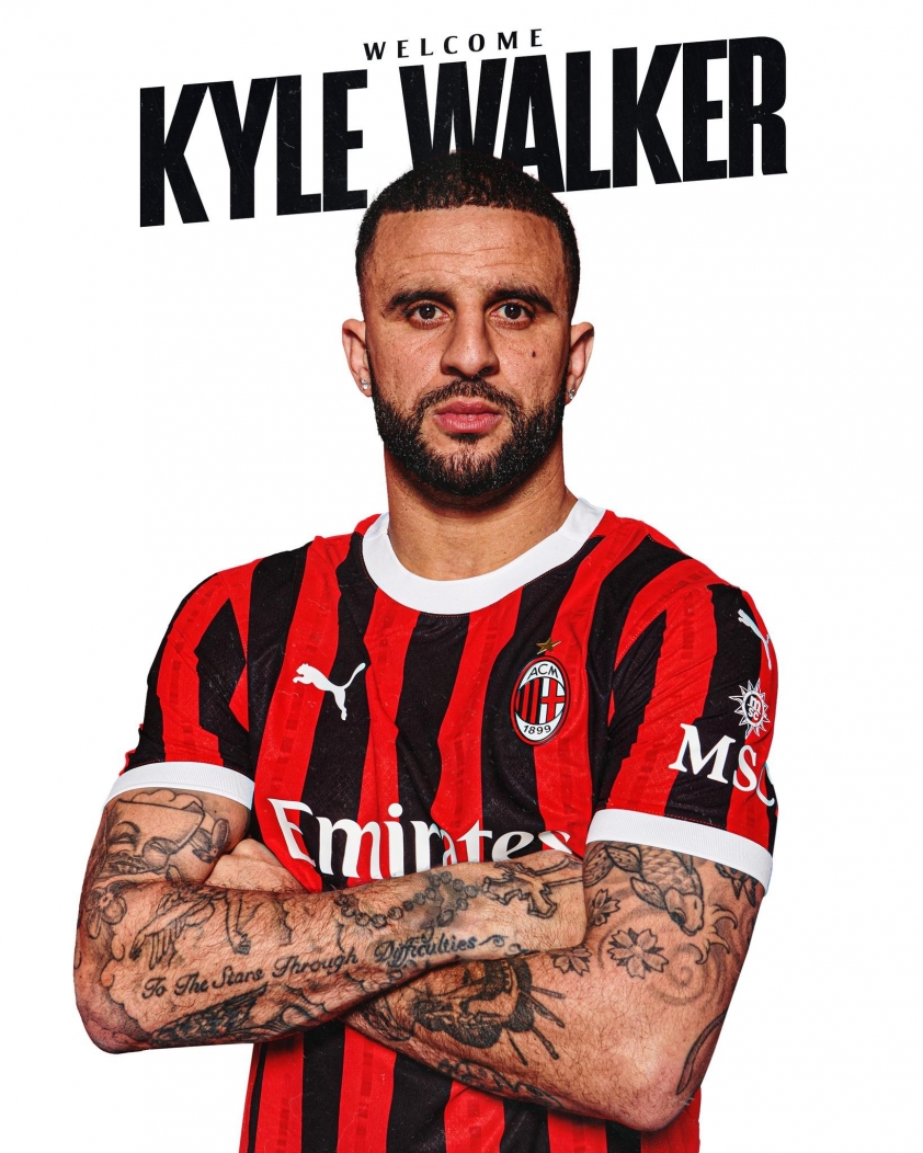 Kyle Walker chính thức chia tay Man City, gia nhập AC Milan theo dạng cho mượn