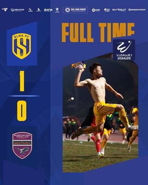 SLNA vượt qua Bình Dương trong trận đấu kịch tính tại vòng 11 V-League 2023/24