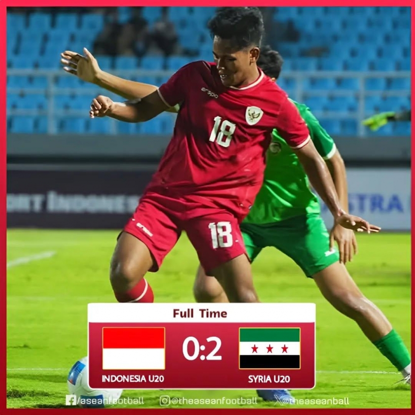 U20 Indonesia Thất Bại Trước U20 Syria tại Giải Mandiri U20 Challenge Series