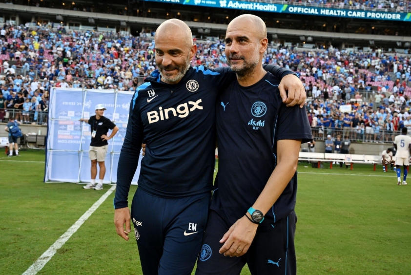 Pep Guardiola dành lời khen ngợi cho Enzo Maresca trước trận đấu Man City vs Chelsea