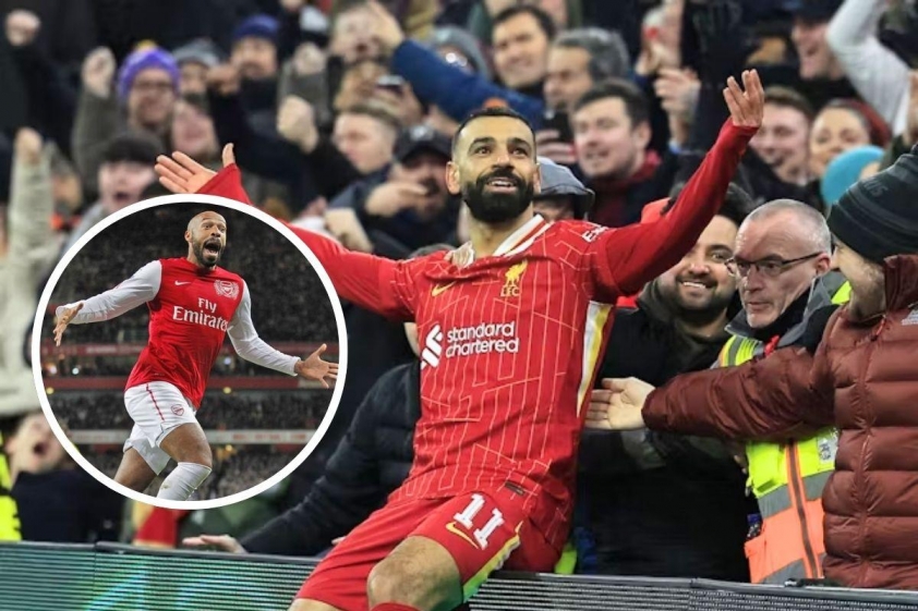 Salah Vượt Mặt Henry, Tiếp Tục Viết Lên Huyền Thoại Tại Premier League