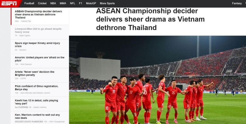 Việt Nam lên ngôi vô địch AFF Cup 2024, hạ bệ Thái Lan ngoạn mục