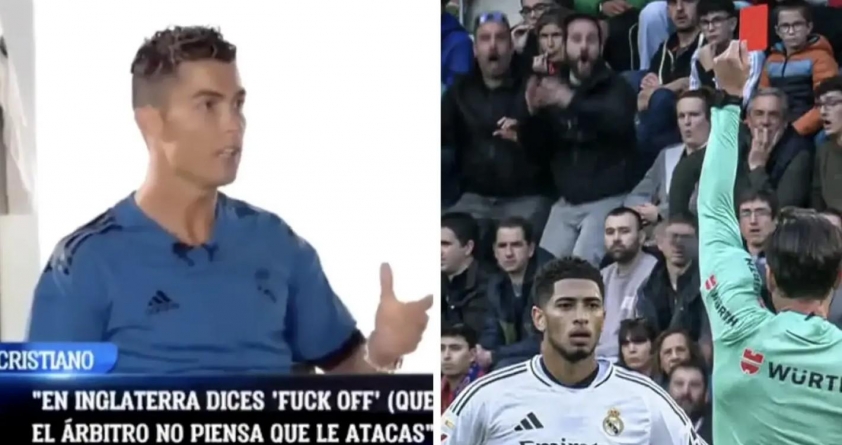 Thẻ đỏ gây tranh cãi của Bellingham: Lời tiên tri 7 năm trước của Ronaldo trở thành hiện thực