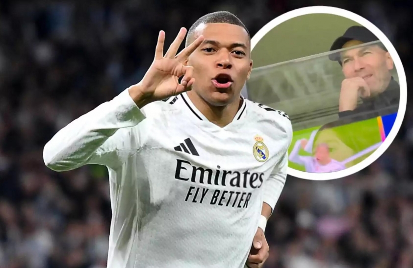 Mbappe tỏa sáng rực rỡ, Zidane mỉm cười mãn nguyện: Huyền thoại và truyền nhân cùng viết nên lịch sử Champions League