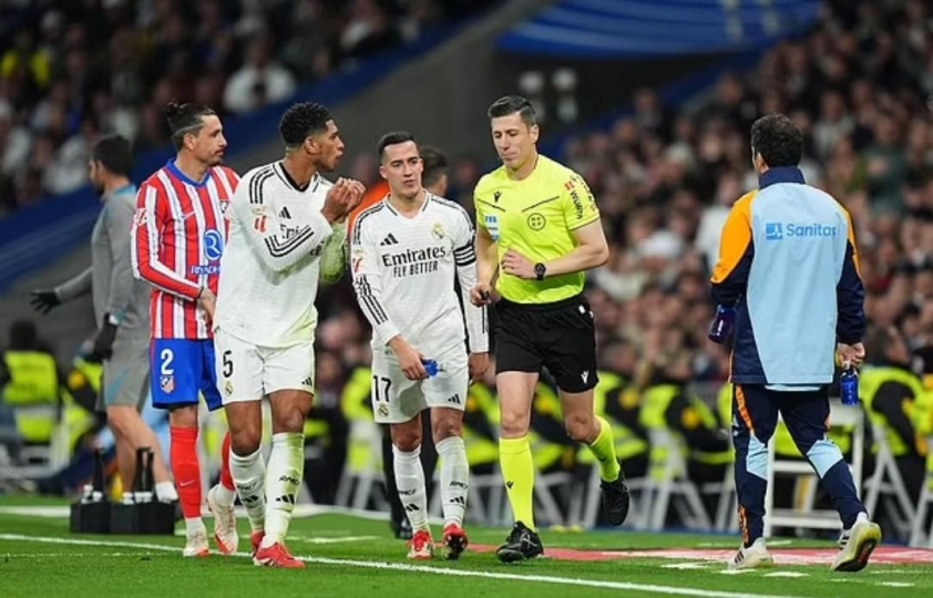 Bellingham thoát án phạt sau khi chửi tục trọng tài biên trong trận derby Madrid