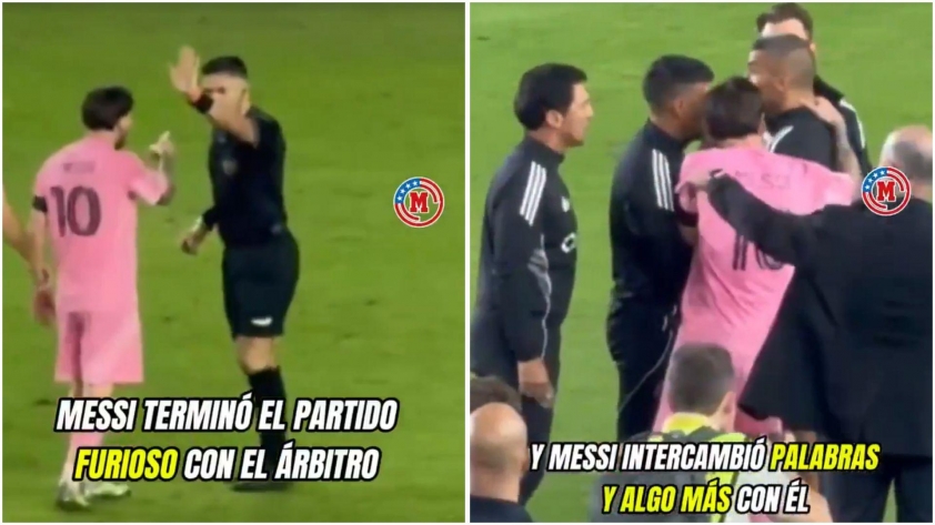 Messi đối mặt án phạt sau hành động gây tranh cãi với HLV đối thủ