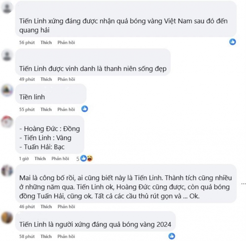Tiến Linh - Ứng viên sáng giá nhất cho Quả bóng vàng Việt Nam 2024